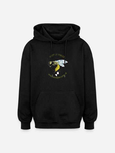 hornetbig - Oversized Unisex Hoodie - Schwarz
