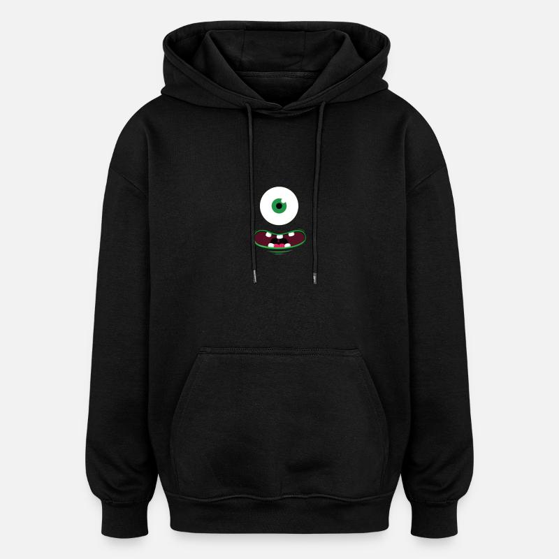 Little Monster - Sweat à capuche oversize unisexe - noir