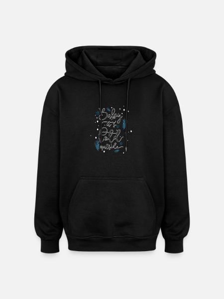 baby_its_cold_2 - Oversized Unisex Hoodie - black