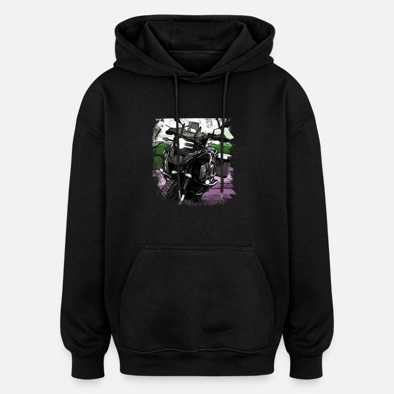 Motorrad GS black - Oversized Unisex Hoodie - Schwarz