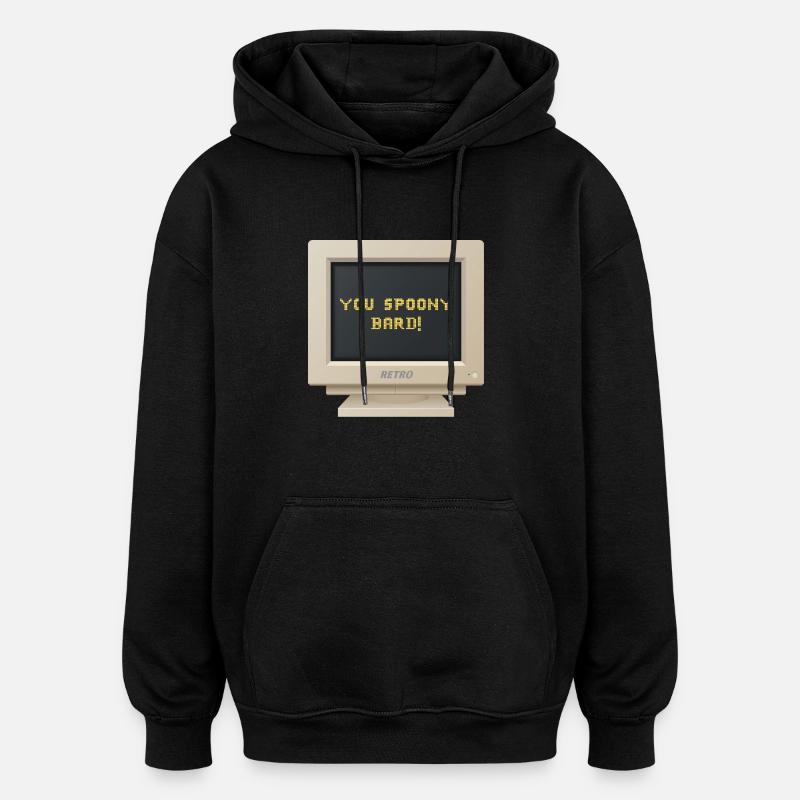 CRT Design - Du löffeliger Barde= - Oversized Unisex Hoodie - Schwarz