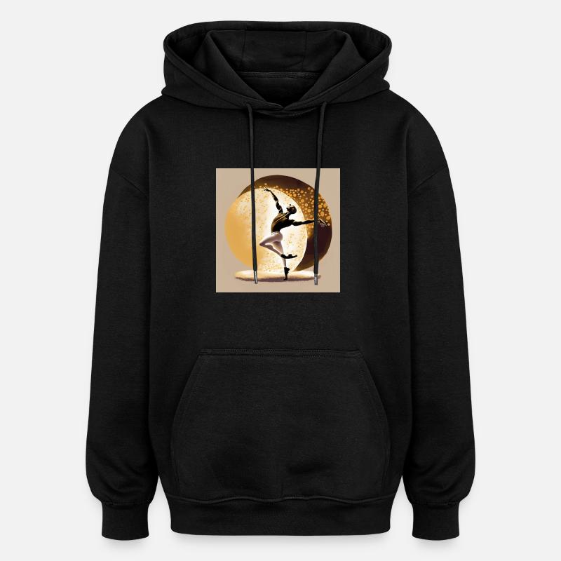 Gefühl - Oversized Unisex Hoodie - Schwarz