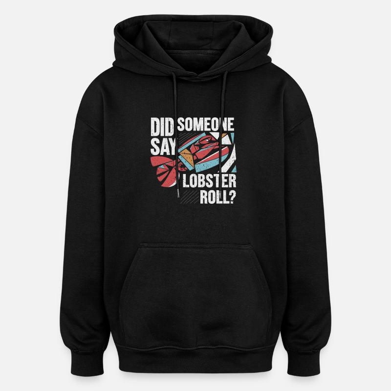 Stylisch und köstlich - Oversized Unisex Hoodie - Schwarz