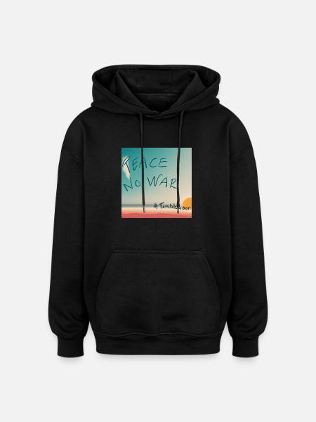 1000013510 - Oversized Unisex Hoodie - black