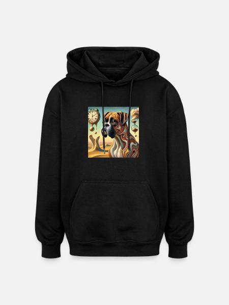 SalvadogDali - Oversized Unisex Hoodie - Schwarz