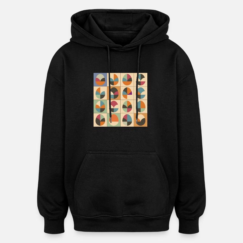 Easter Eggs Design No.05 - Oversized Unisex Hoodie - black