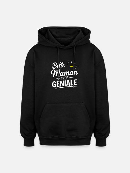 Schöne Mutter zu toll - Oversized Unisex Hoodie - Schwarz