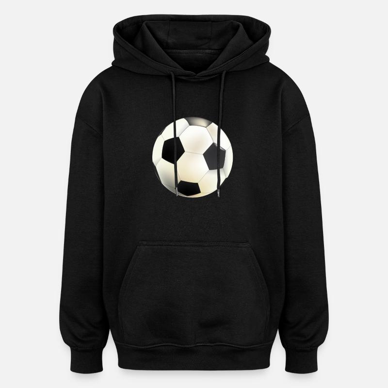 balle - Sweat à capuche oversize unisexe - noir