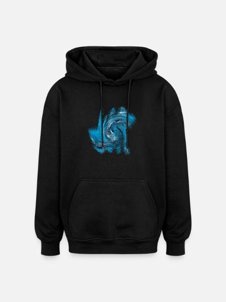 strudel - Oversized Unisex Hoodie - Schwarz