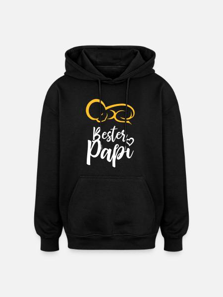 Best dad father's day gift - Oversized Unisex Hoodie - black