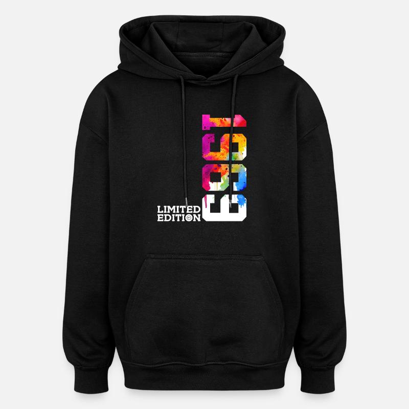 57E ANNIVERSAIRE ÉDITION LIMITÉE 1969 - Sweat à capuche oversize unisexe - noir