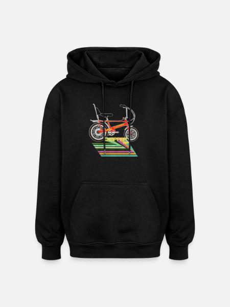 Chopper Bicycle - Oversized Unisex Hoodie - black