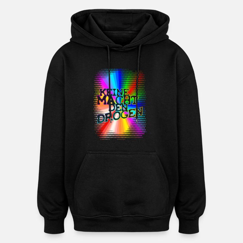 blockedTitle - Oversized Unisex Hoodie - Schwarz