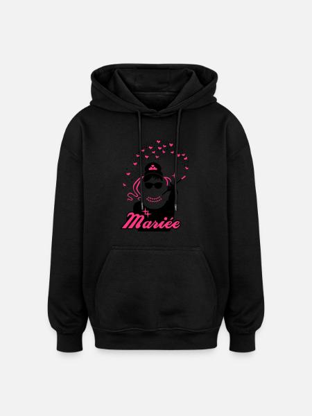 bride - EVJF - Team Bride - movie - Oversized Unisex Hoodie - black
