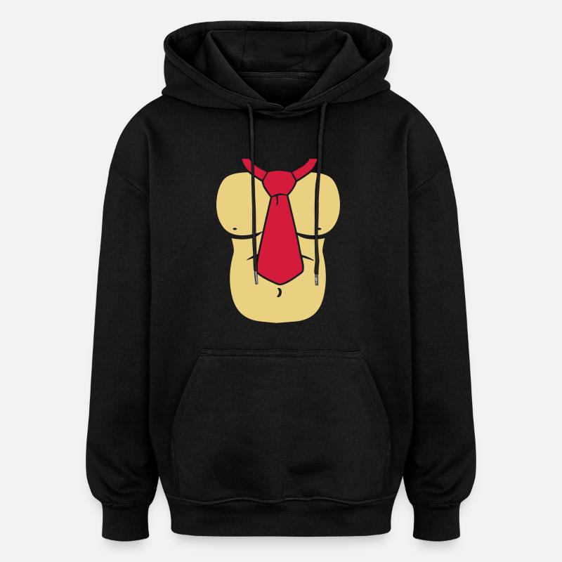 Ape Body - Oversized Unisex Hoodie - black