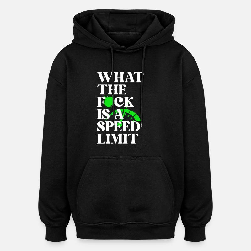 Auto - Oversized Unisex Hoodie - Schwarz