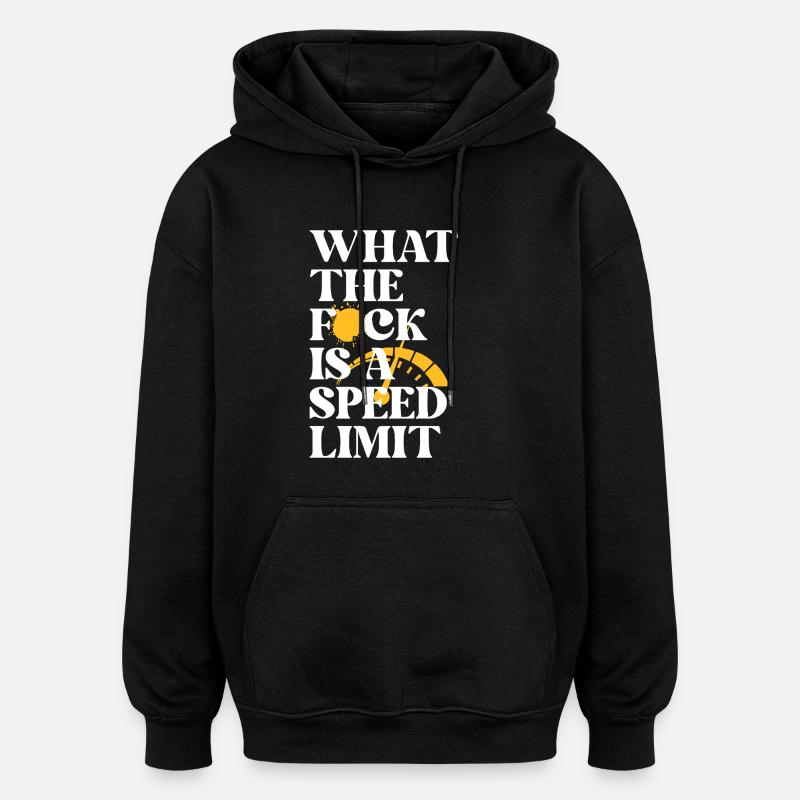 Auto - Oversized Unisex Hoodie - Schwarz