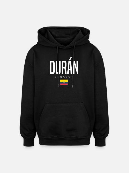 Durán Ecuador Ecuadorian - Oversized Unisex Hoodie - black