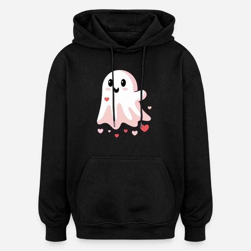 Niedlicher Liebesgeist - Oversized Unisex Hoodie - Schwarz