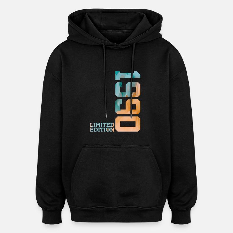 36E ANNIVERSAIRE ÉDITION LIMITÉE 1990 - Sweat à capuche oversize unisexe - noir