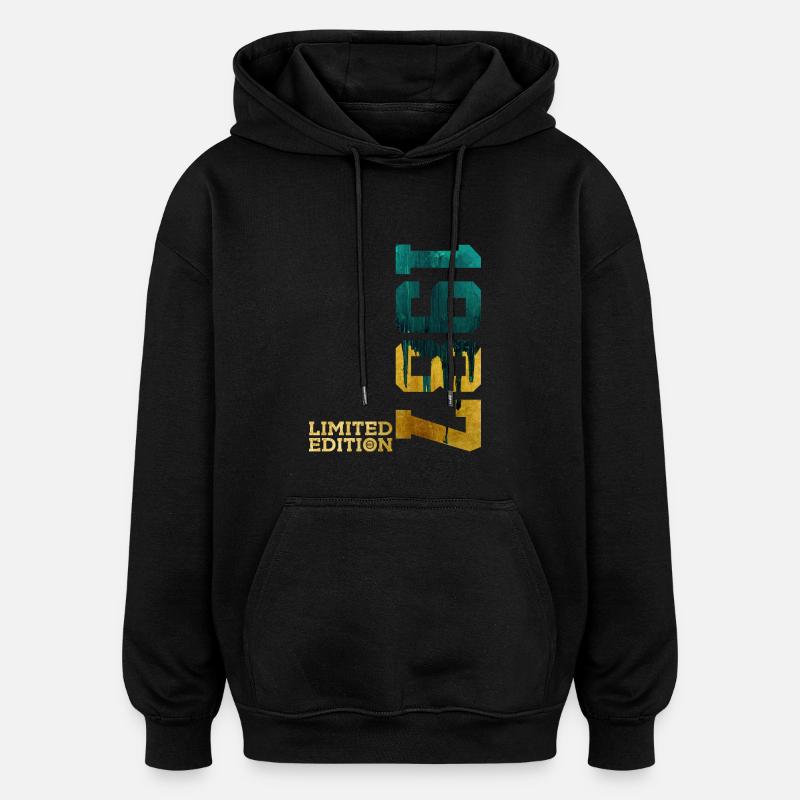 39E ANNIVERSAIRE ÉDITION LIMITÉE 1987 - Sweat à capuche oversize unisexe - noir