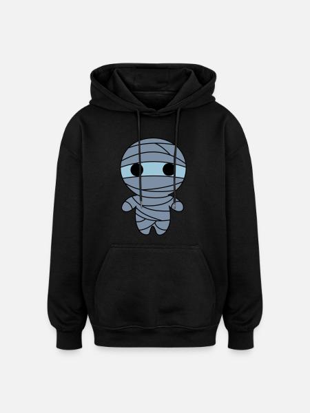mummy - Oversized Unisex Hoodie - black