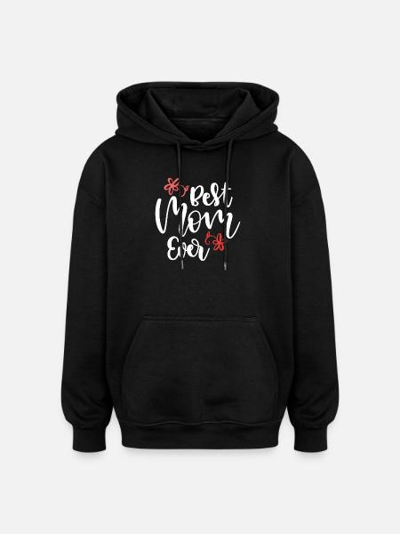 Beste Mutter aller Zeiten - Oversized Unisex Hoodie - Schwarz