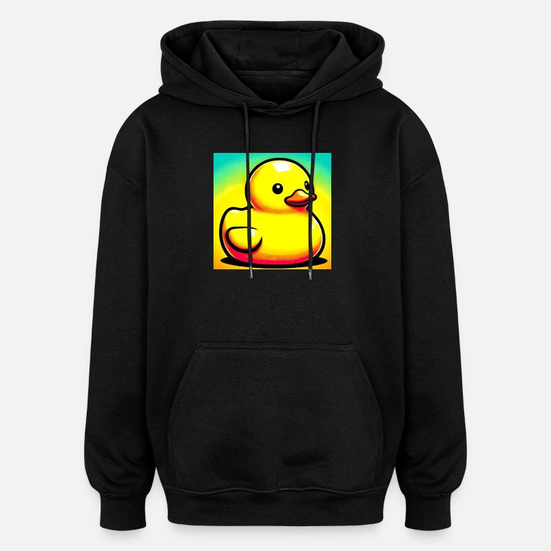 Duckling Duck Duck Duck - Oversized Unisex Hoodie - black