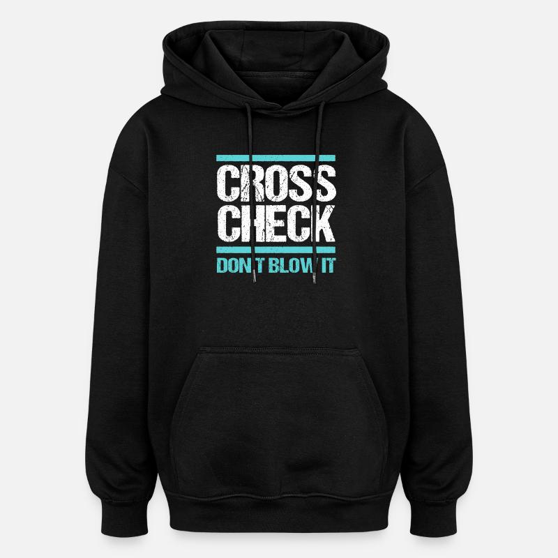 Flight Attendant Stewardess - Oversized Unisex Hoodie - black