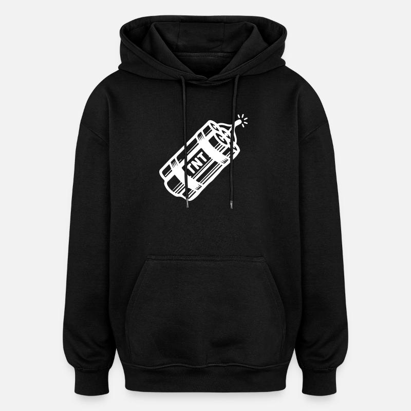 Dynamit Tnt - Oversized Unisex Hoodie - Schwarz