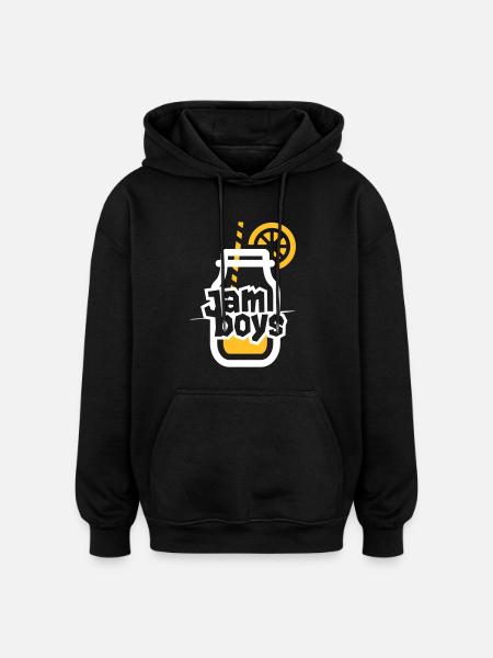 Jam Boy 2 - Oversized Unisex Hoodie - black