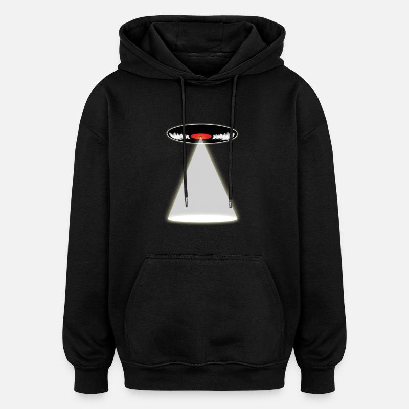 LP UFO - Oversized Unisex Hoodie - black