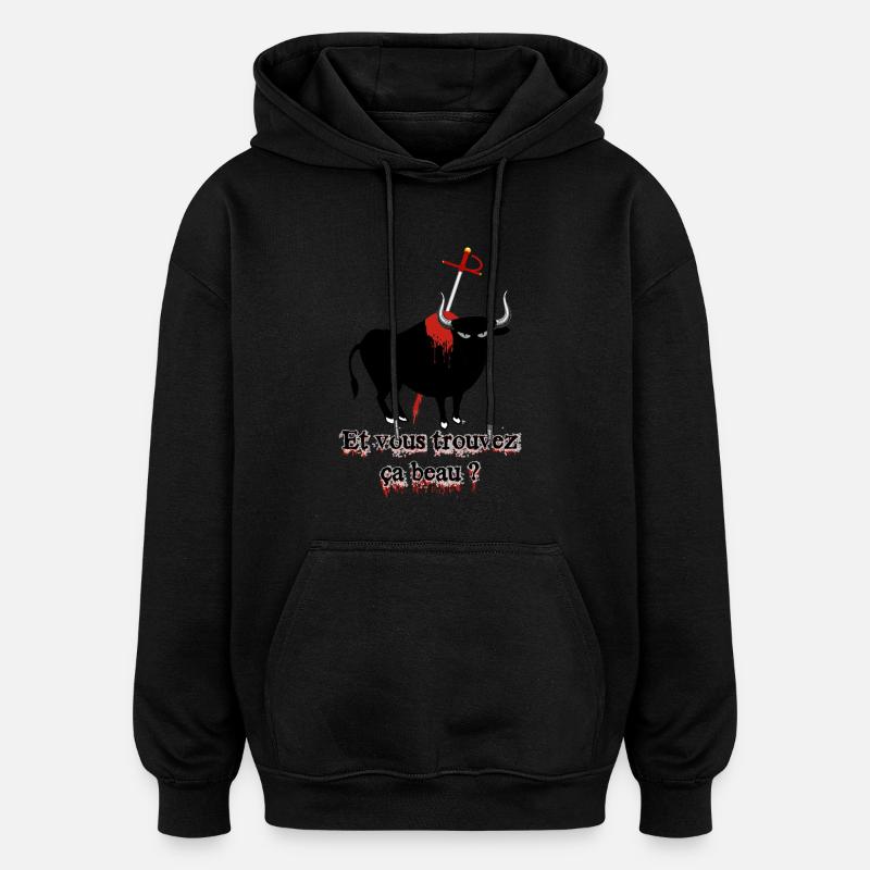 corrida - Oversized Unisex Hoodie - Schwarz