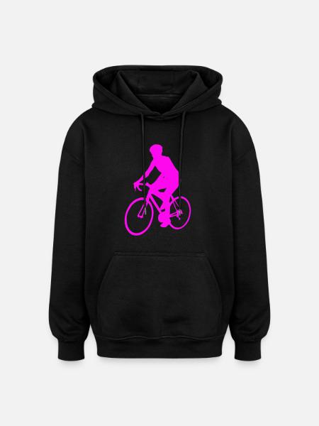 Radler_2_BG - Oversized Unisex Hoodie - black