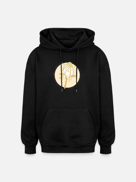In memory - Oversized Unisex Hoodie - black