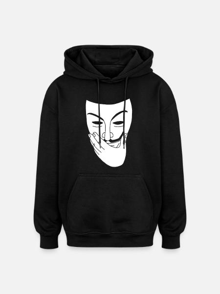 revelation - Oversized Unisex Hoodie - black