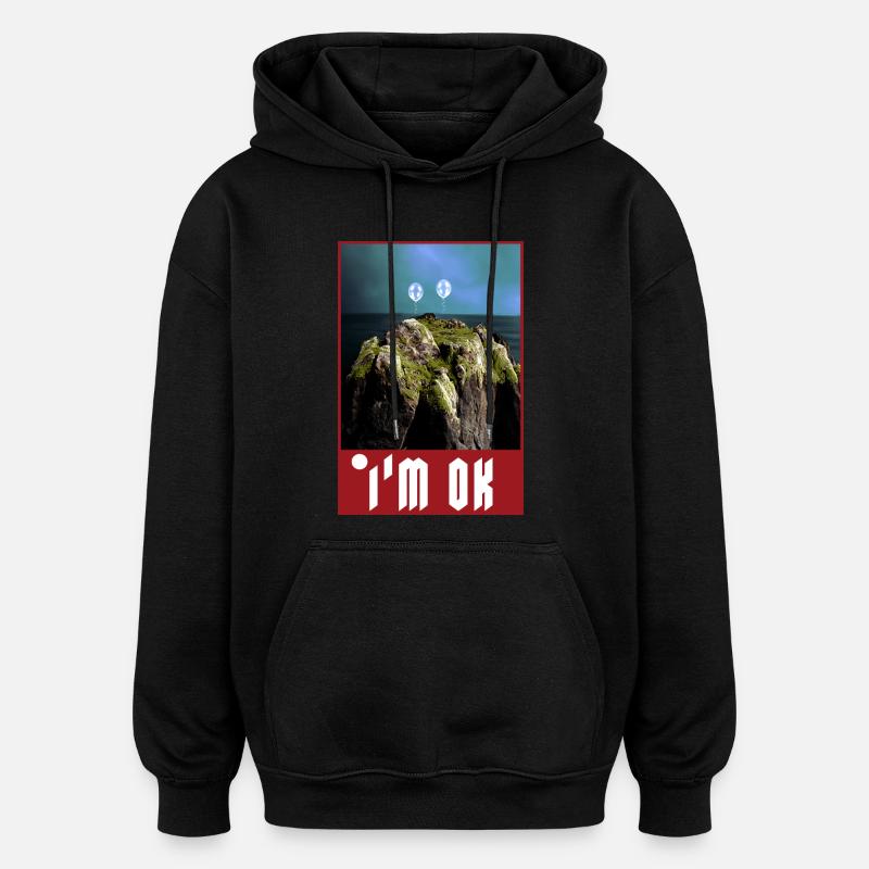 Formally Dressed Chitty-Chatty - Oversized Unisex Hoodie - Schwarz