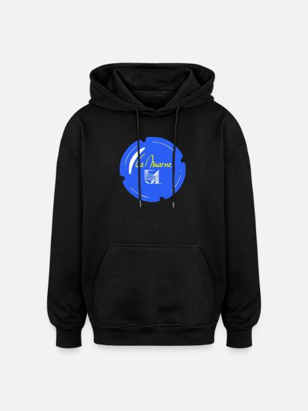Capsule la Marne 51 - Oversized Unisex Hoodie - black