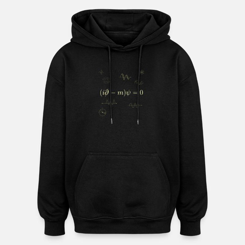 Quantengleichung - Oversized Unisex Hoodie - Schwarz
