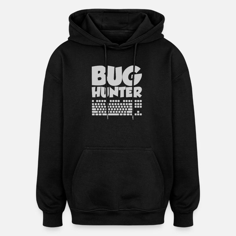 Sjove softwareingeniører, programmører, udviklere, udviklere - Oversize unisex hoodie - sort