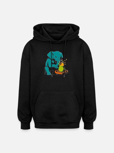 Trunk Master - Glaze Anarchy - Oversized Unisex Hoodie - black