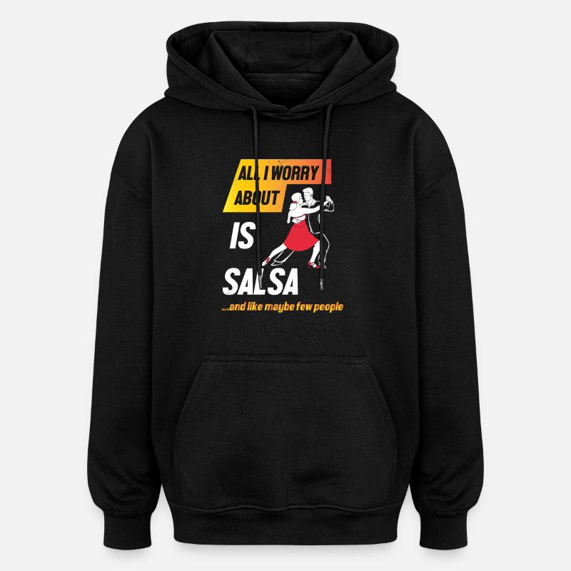 Salsa Dancer Dancer - Oversized Unisex Hoodie - black