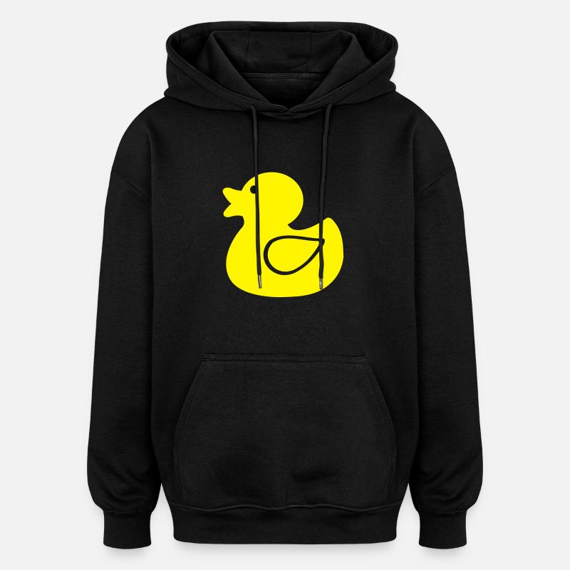 de canard - Sweat à capuche oversize unisexe - noir