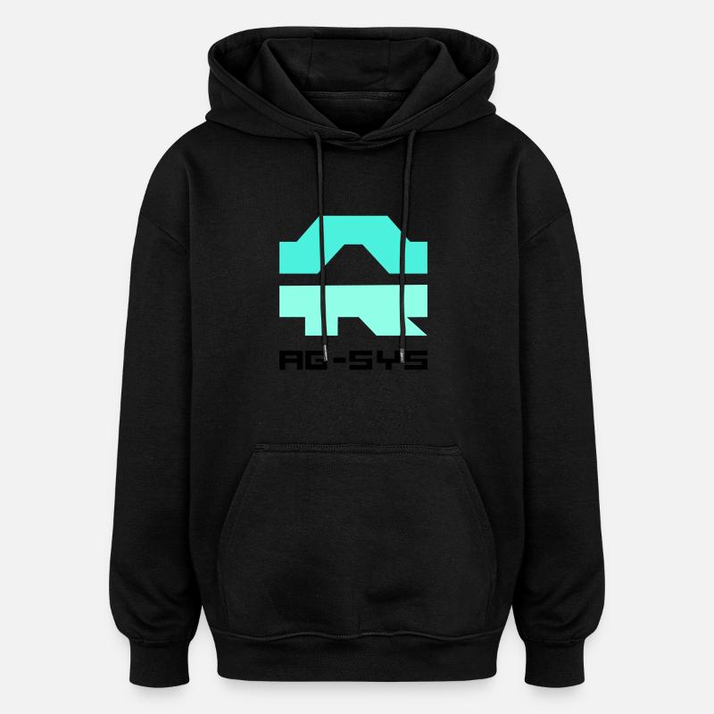 ag systems - Oversized Unisex Hoodie - black