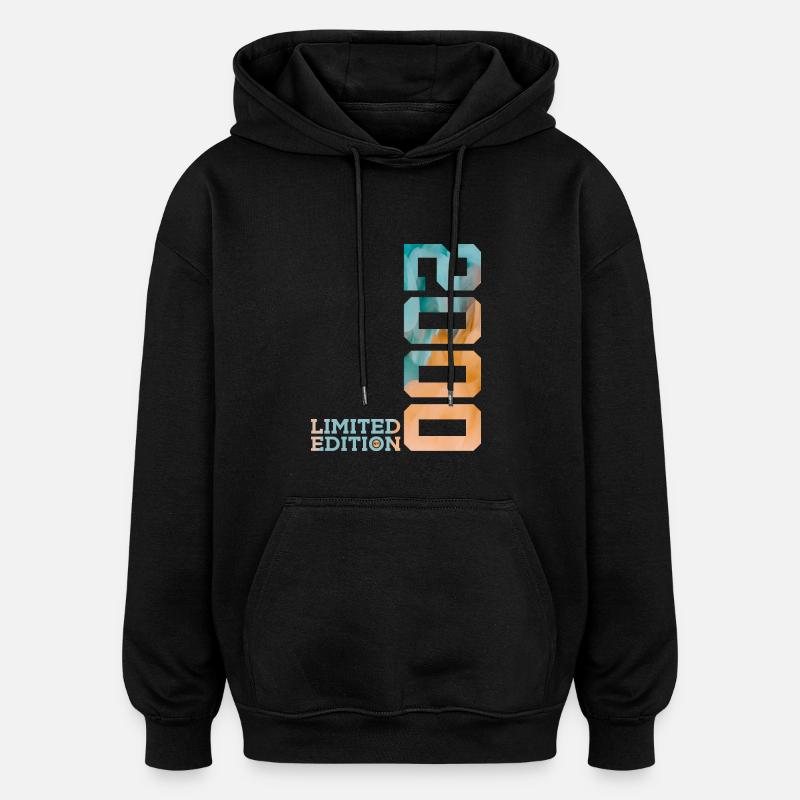 26E ÉDITION LIMITÉE ANNIVERSAIRE 2000 - Sweat à capuche oversize unisexe - noir