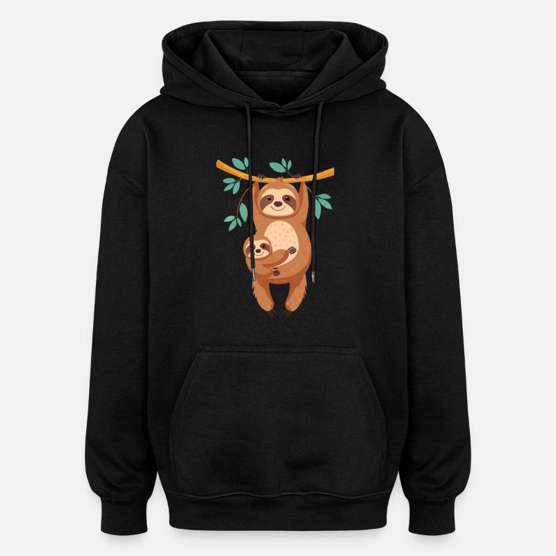 Hang in there buddy - Oversized Unisex Hoodie - Schwarz