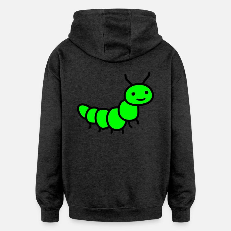 chenille - Sweat à capuche oversize unisexe - charbon
