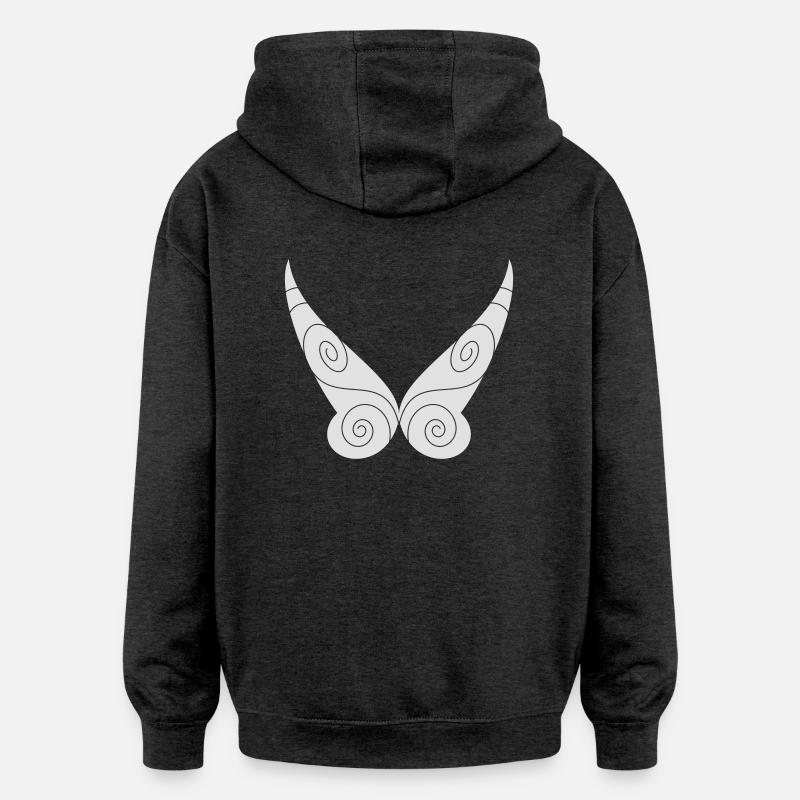 Kölsche Fee - Sweat à capuche oversize unisexe - charbon