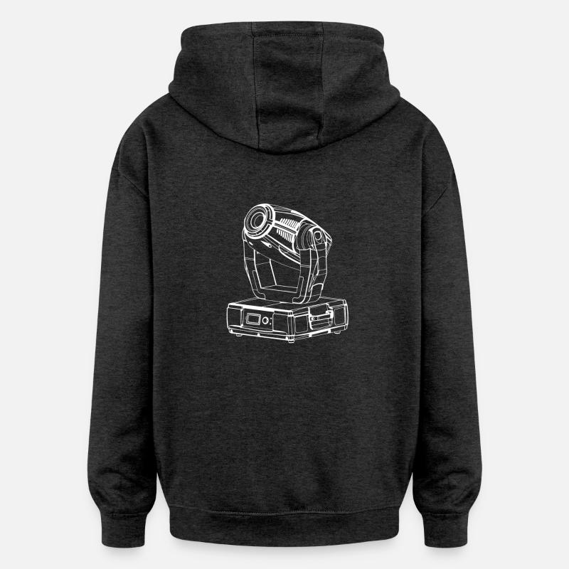 Lichttechniker - Oversized Unisex Hoodie - Anthrazit
