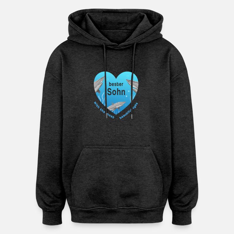 bester Sohn - Oversized Unisex Hoodie - Anthrazit